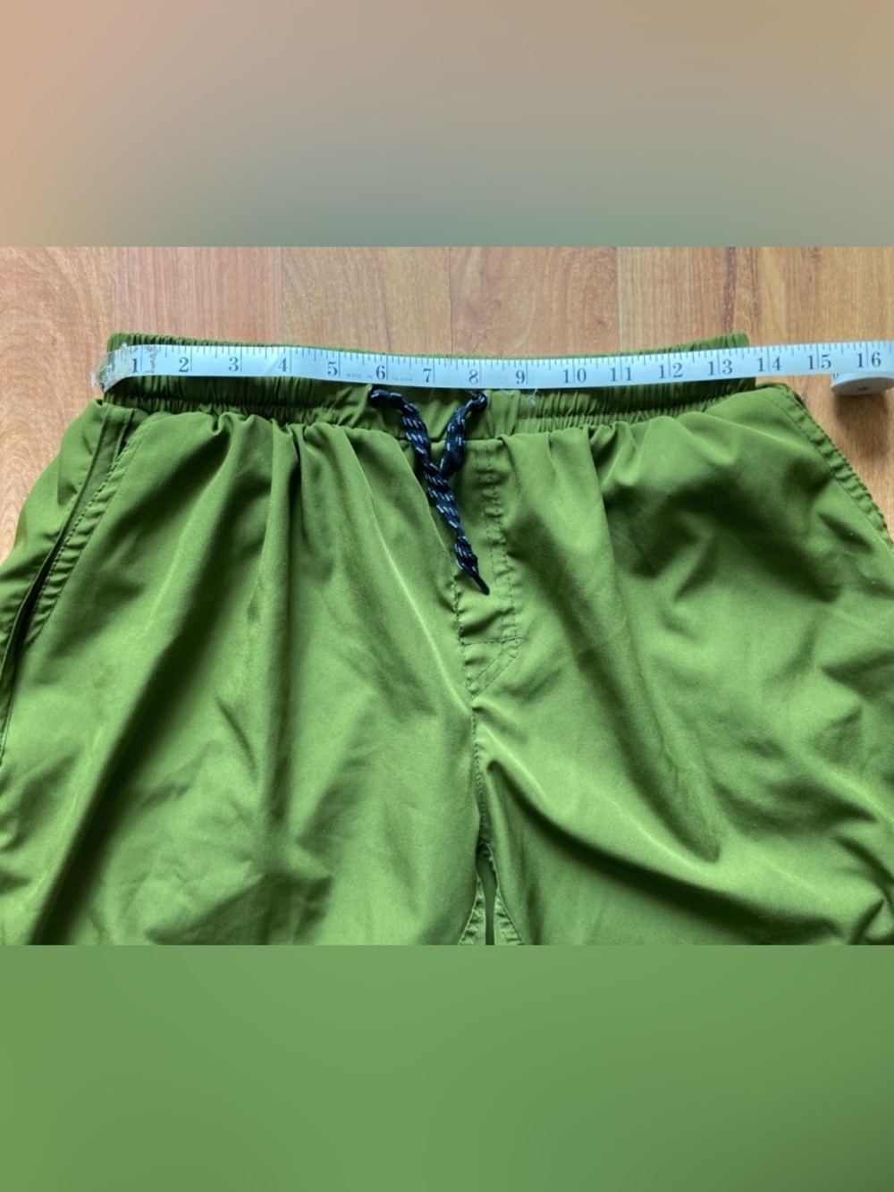 Zero Foxtrot Mens 2XL Poly Stretch Training Shorts Green Skull Spade Logo - Picture 5 of 10